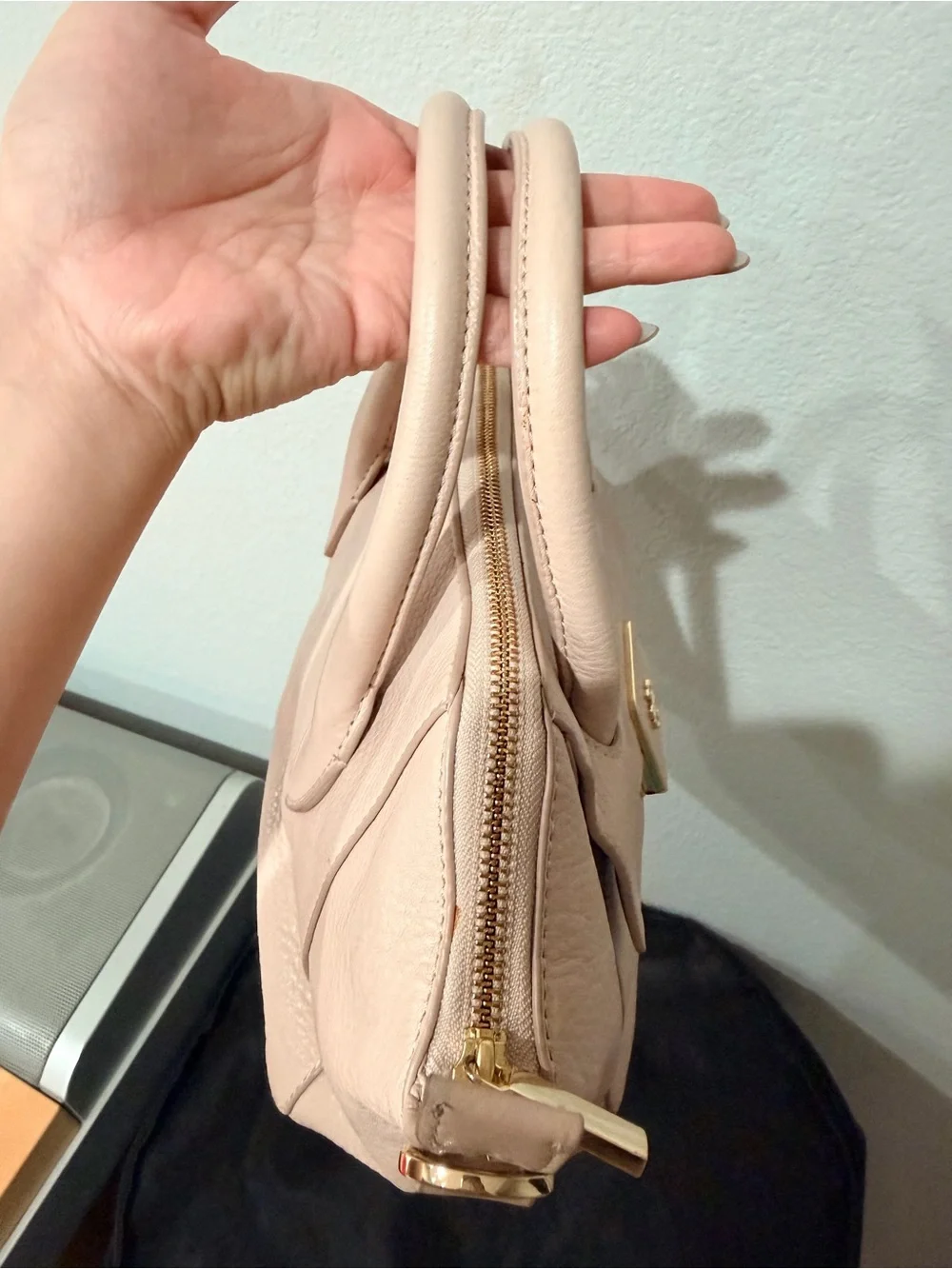 Tory Burch Beige Clara Crossbody